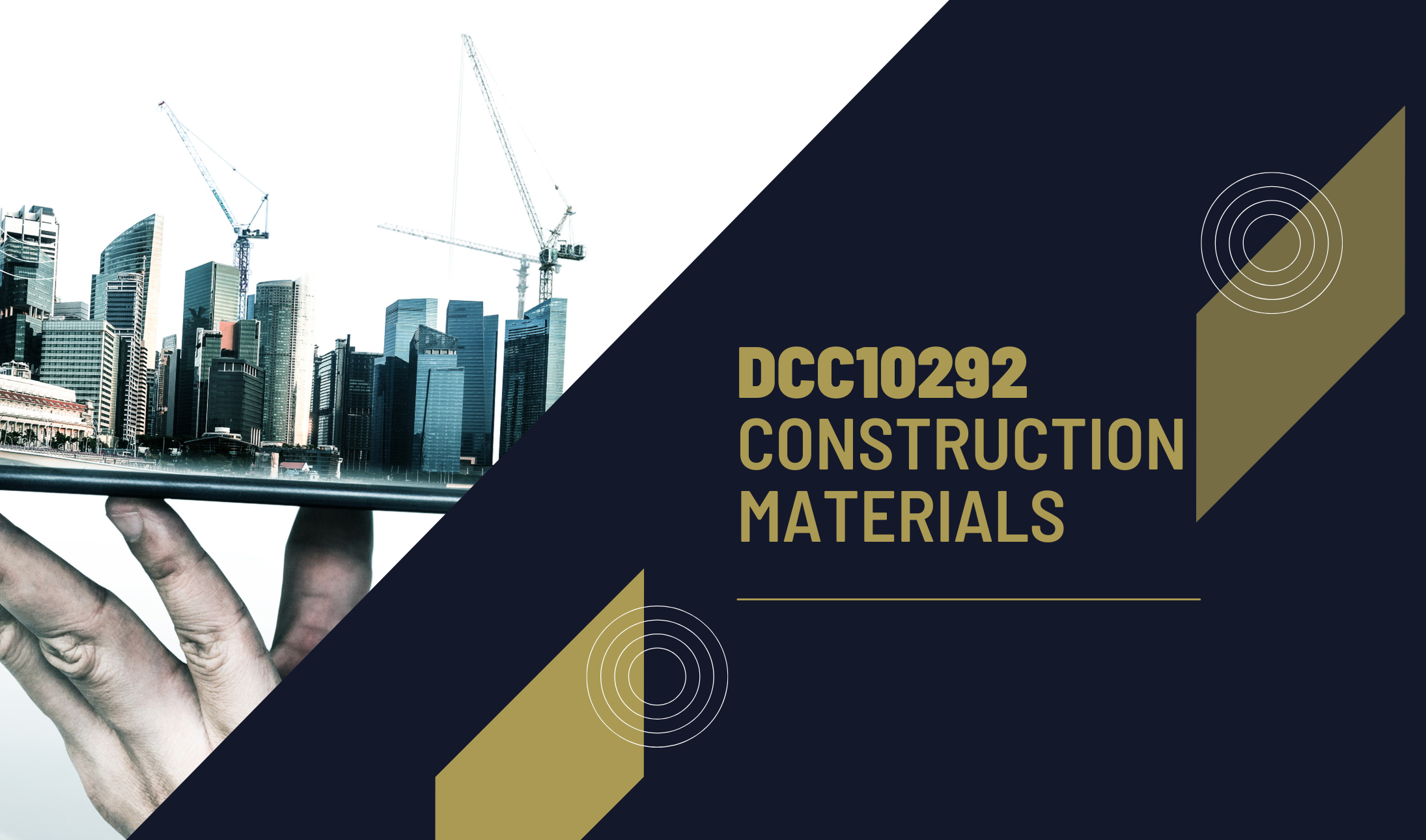 DCC10292 CONSTRUCTION MATERIALS